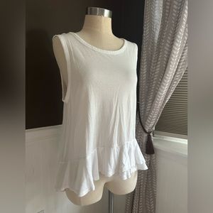 White flowy AE tank